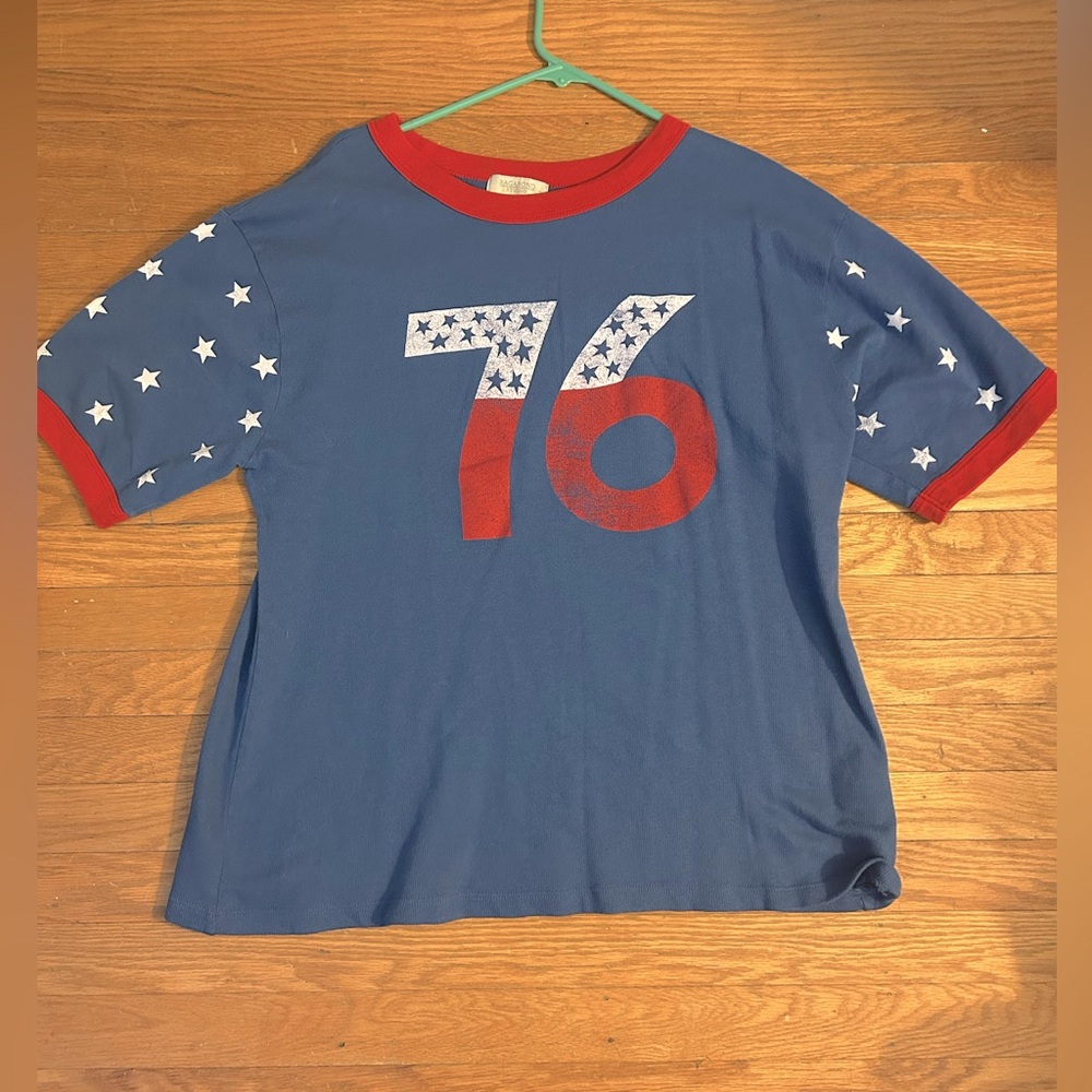 Free People, Ragabond Studio, knit Philadelphia 76ers tee - Small